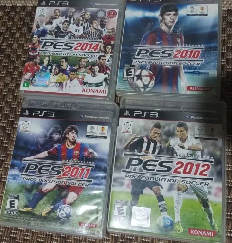 Lote jogos de futebol Playstation 3