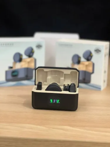 Microfone de lapela magnético sem fio- Versões tipo C ou IOS