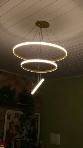 Lustre Led 3 cores