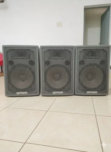 3 Caixas de Som Wattsom 