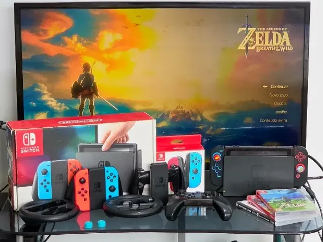 Nintendo Switch V1 completo
