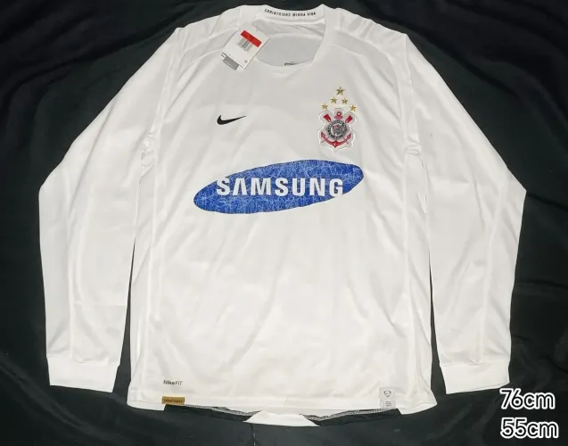 CAMISA CORINTHIANS 2007 MANGA LONGA ETIQUETA