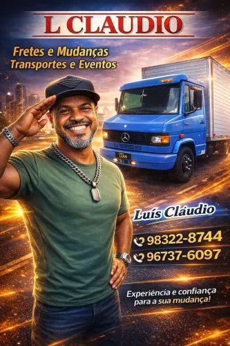 Serviço locação /Caminhão Baú