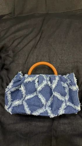 Bolsa pequena jeans 