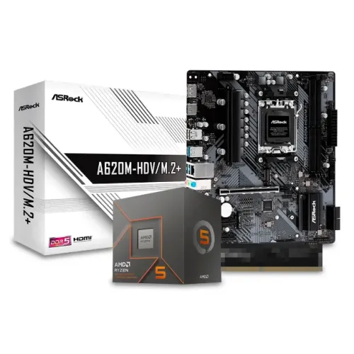 Kit Upgrade AMD Ryzen 5 8500G + Placa-mãe A620