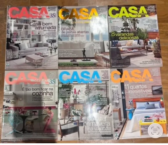 Revista Casa Claudia - coleção 5