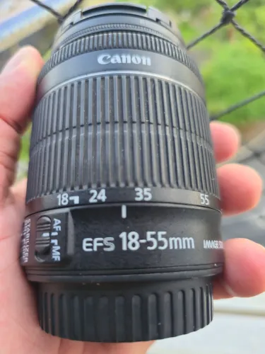 Lente Canon 18-55mm STM com filtro incluso 