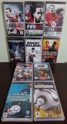 Psp jogos importados diversos valor UNITÁRIO