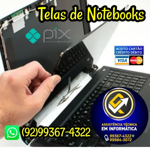 Temos Telas Display pro seu Notebook. 