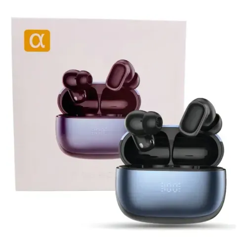 Fone de Ouvido Intra-Auricular Bluetooth 5.3 Agold FN-B41 com Microfone Azul
