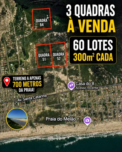 TERRENO A VENDA LOTES QUADRA