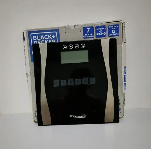 BALANÇA BIOIMPEDÂNCIA BLACK DECKER BK60