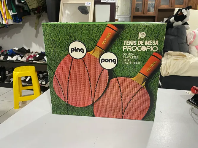 Conjunto de Tênis de Mesa / Ping-Pong Vintage Procopio