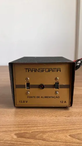 Trafo transformador fonte 13.8 volts 12 amperes bivolt (com seletor)