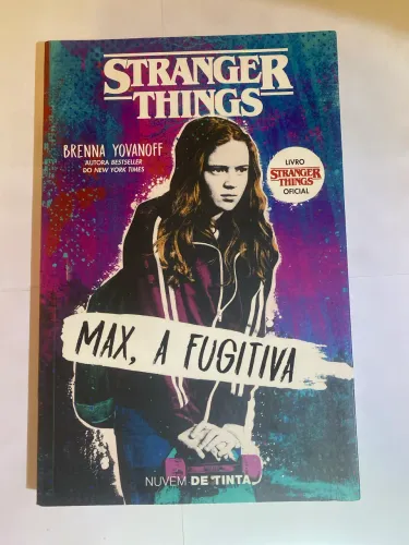 Livro Max, A Fugitiva Stranger Things oficial
