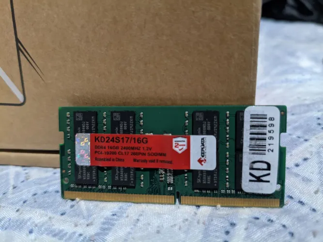 MEMÓRIA RAM 16GB 2400MHZ KINGSTON 