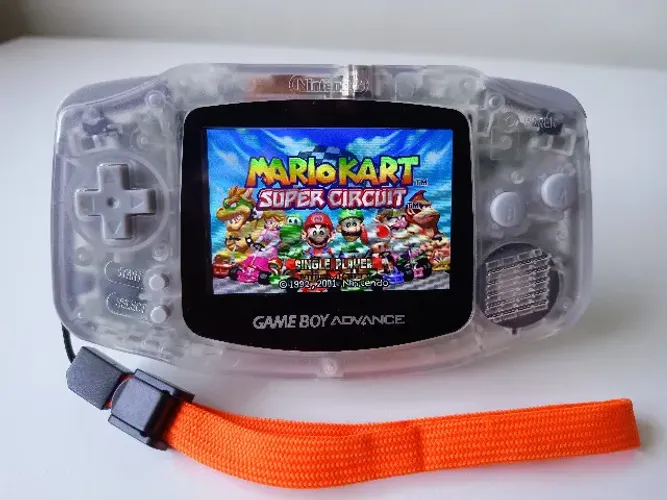 Game Boy Advance + EZ Flash Omega + Tela IPS Backlight - Completo