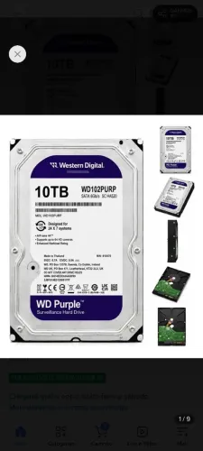 HD purple pró 10tb