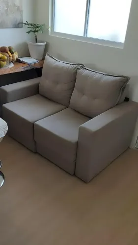 Sofá 2 lugares retrátil