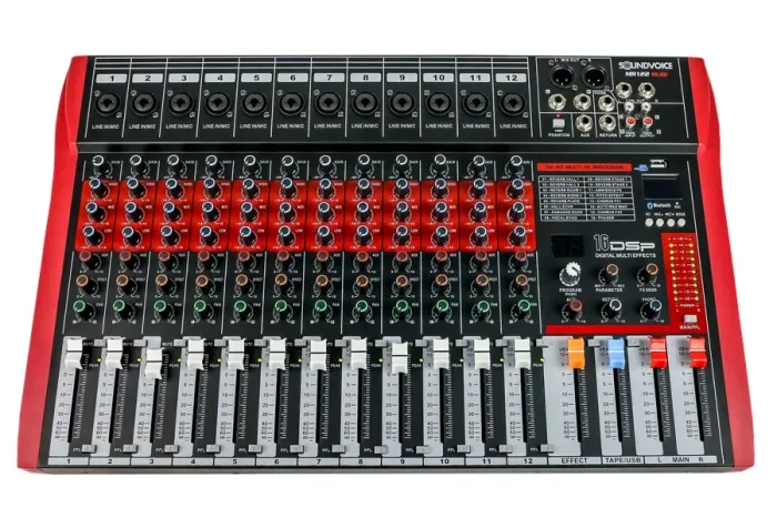 MESA SOUNDVOICE 12 CANAIS MR122 RUBI