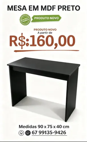 ? Promoção de Mesas em mdf