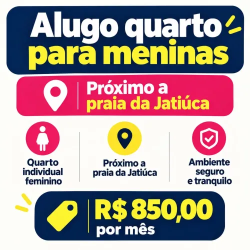 Alugo Quarto Individual Feminino na Jatiúca - Próximo à praia