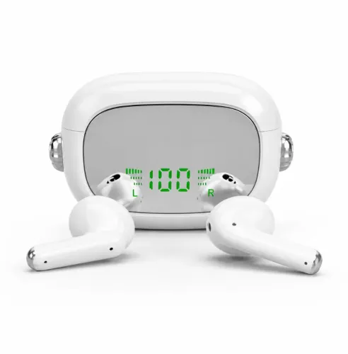 Fone Bluetooth Kapbom KA-877 Sem Fio Display LED Bateria  Android iPhone
