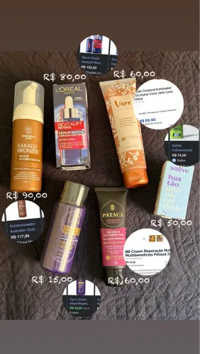 Produtos de skin care/ autocuidado lacrados 