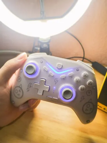 Controle Hall Effect RGB VIBRAÇÃO e botões EXTRA cm619