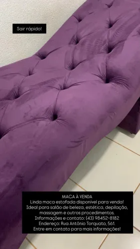 MACA A VENDA! linda maca estofada disponível para venda!