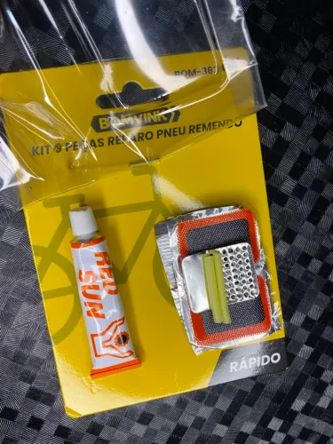 KIT 8 PEÇAS REPARO PNEU REMENDO BOM-3624 BomVink