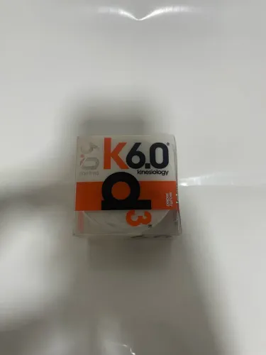 bandagem elástica adesiva em rolo branca - kinesiology 6.0m