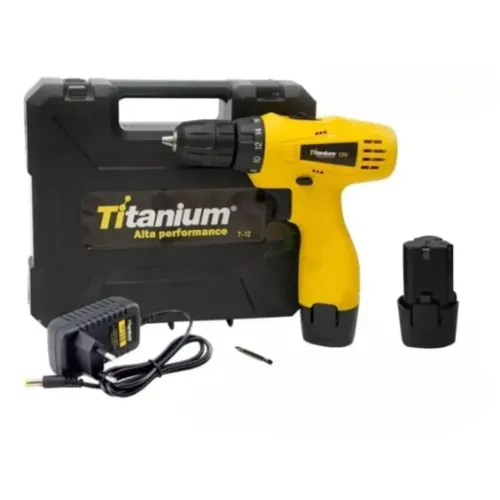 Parafusadeira titanium 12V com 2 baterias