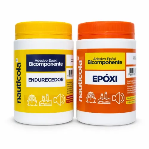 Resina Epóxi Bicomponente Nauticola A+B 1,7kg - Alta Resistência Para Colagem e Reparo