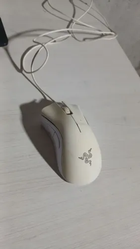 Mouse Gamer Razer Deathadder Essential 6400 Dpi Cor Branca