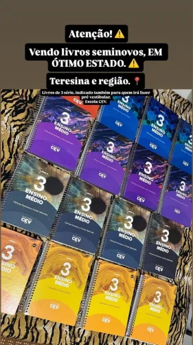 Vendo livros de ensino médio 