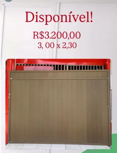 Portão de alumínio Semi novo 