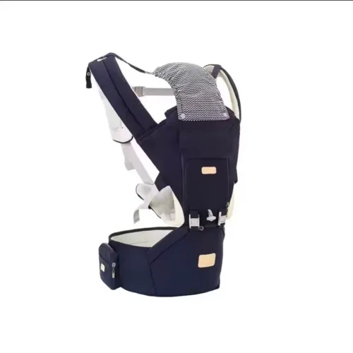 Canguru Ergonômico Bebê 12 Posições Assento 3x1 Shark Blue