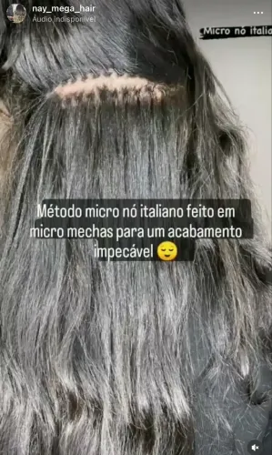 Manutenção e aplicação mega Hair  micro no Itáliano apenas 150$