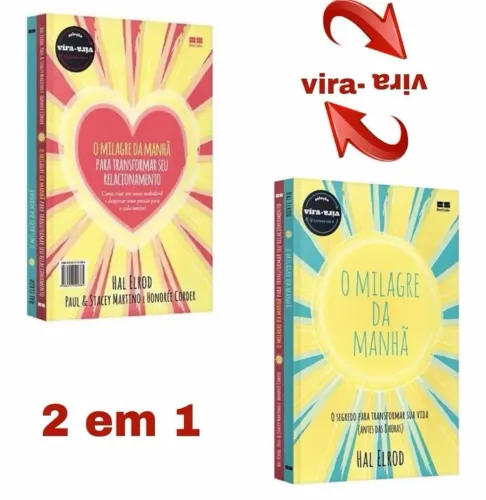 Livro novo no plástico - 2 em 1 - O Milagre da Manhã