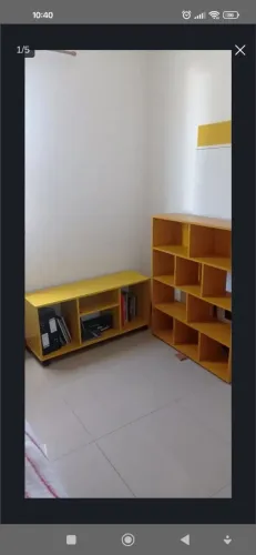 Rack, armário de livros, painel de tv