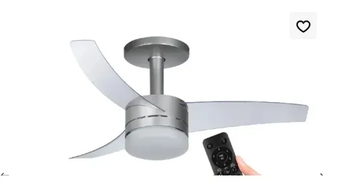 Ventiladores de Teto Arno Ultimate Bivolt Prata com 3 Pás
