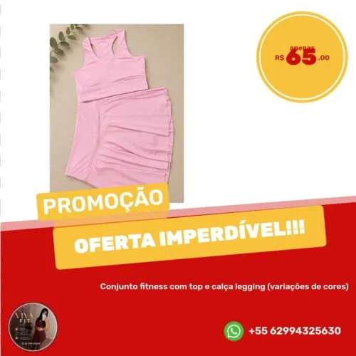 ?Vem garantir seu look fitness na VIVA FIT! ?