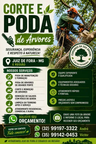 Corte e poda de árvore