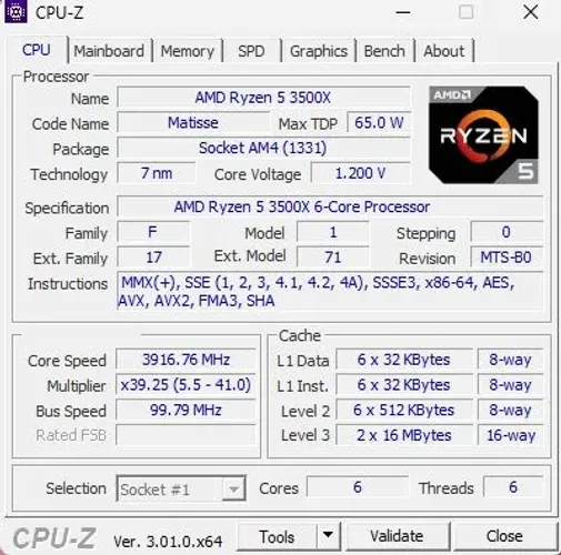 Ryzen 5 3500x com cooler