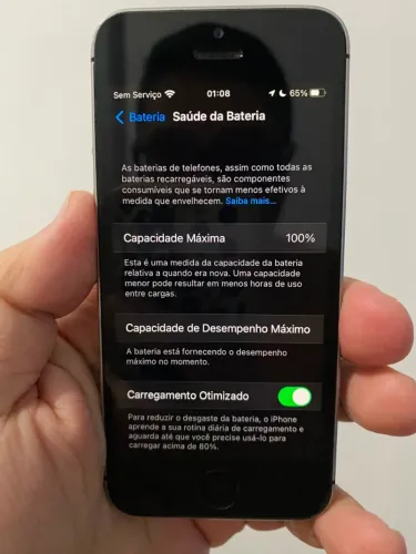 iPhone SE 1a Geração 64GB - Impecável / Bateria 100% / Tudo Funcionando!