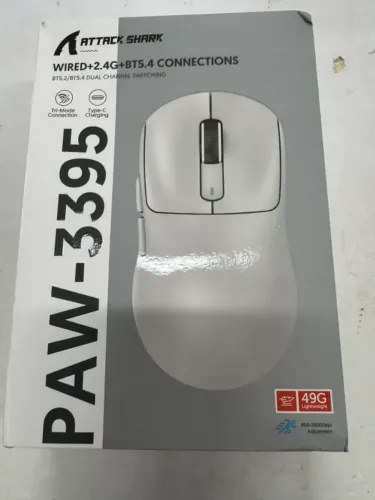 ? LEIA A DESCRIÇÃO! Mouse Sem Fio ATTACK SHARK X3 Novo Lacrado | APENAS IMPORTAÇÃO