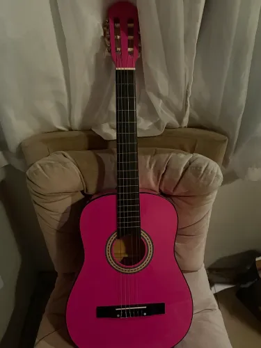 Violão Vogga Rosa em Excelente Estado