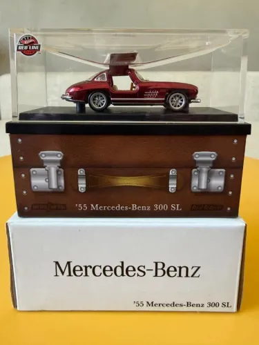 Hot Wheels RLC Mercedes-Benz 300 SL 1955 Vermelho Spectraflame
