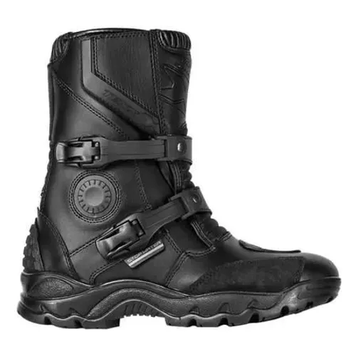 Bota Motociclista Texx Adventure Short V2 Couro Bovino Cano Médio Masc. c/ Proteções